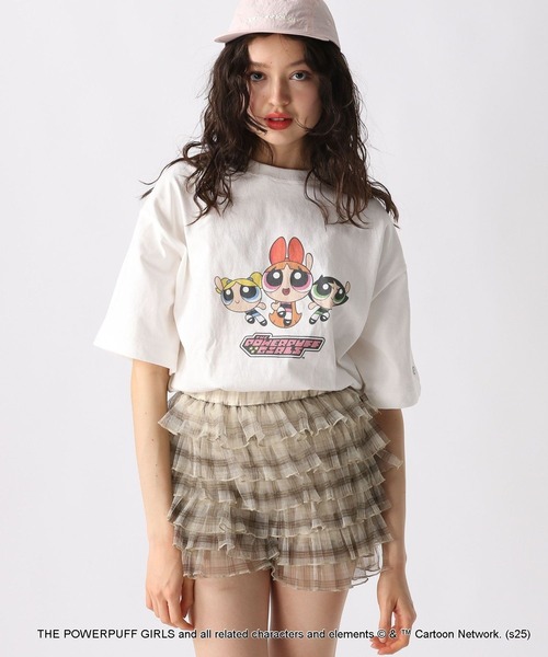 FOREVER 21（フォーエバー トゥエンティーワン）の「【DISCUS（ディスカス）】パワーパフ ガールズTシャツ（UNISEX）（Tシャツ/カットソー・レディース・グレー/ブラック/ホワイト/オフホワイト・FREE）」の12枚目の写真