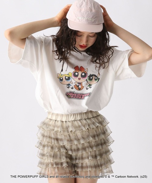 FOREVER 21（フォーエバー トゥエンティーワン）の「【DISCUS（ディスカス）】パワーパフ ガールズTシャツ（UNISEX）（Tシャツ/カットソー・レディース・グレー/ブラック/ホワイト/オフホワイト・FREE）」の17枚目の写真