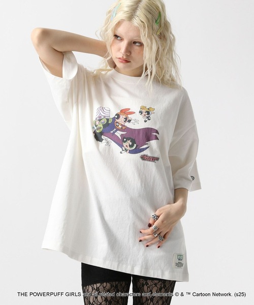 FOREVER 21（フォーエバー トゥエンティーワン）の「【DISCUS（ディスカス）】パワーパフ ガールズTシャツ（UNISEX）（Tシャツ/カットソー・レディース・グレー/ブラック/ホワイト/オフホワイト・FREE）」の16枚目の写真