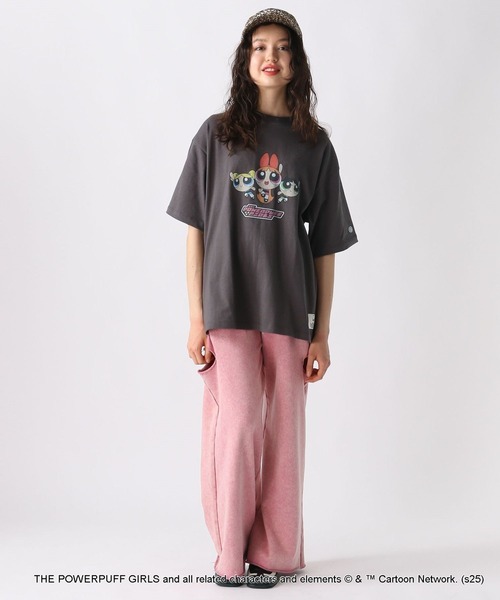 FOREVER 21（フォーエバー トゥエンティーワン）の「【DISCUS（ディスカス）】パワーパフ ガールズTシャツ（UNISEX）（Tシャツ/カットソー・レディース・グレー/ブラック/ホワイト/オフホワイト・FREE）」の18枚目の写真
