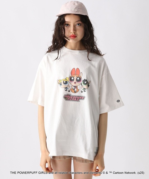 FOREVER 21（フォーエバー トゥエンティーワン）の「【DISCUS（ディスカス）】パワーパフ ガールズTシャツ（UNISEX）（Tシャツ/カットソー・レディース・グレー/ブラック/ホワイト/オフホワイト・FREE）」の22枚目の写真