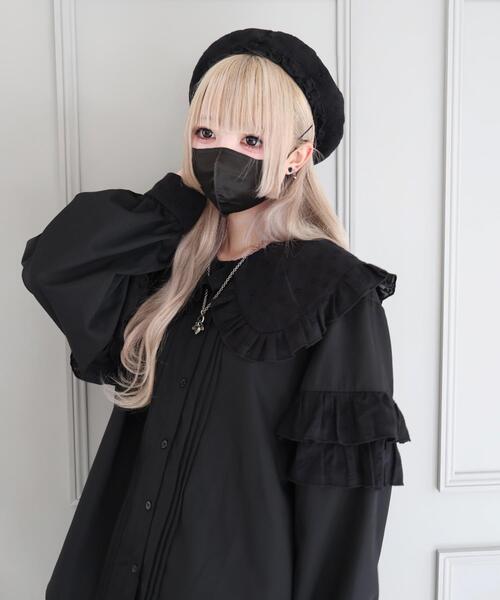 ブラウス シャツ Whinny/ぷあぷあ綿雲もぐもぐブラウス レディース Whinny ブラウス シャツ Whinny/ぷあぷあ綿雲もぐもぐブラウス