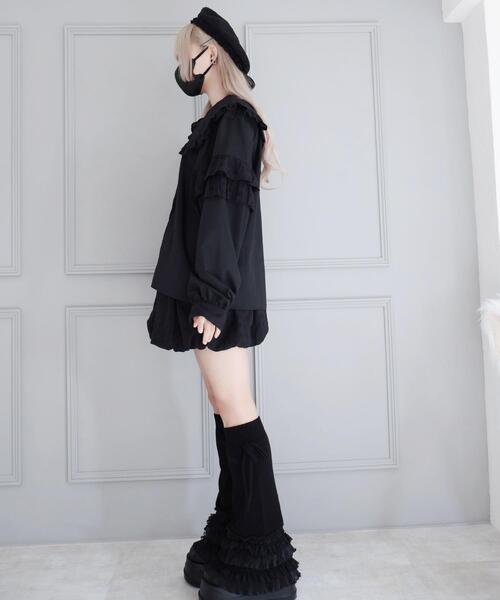 Whinny(ホワイニー)の「Whinny/ぷあぷあ綿雲もぐもぐブラウス(シャツ/ブラウス・レディース・ブラック/ホワイト/サックスブルー・FREE)」の20枚目の写真