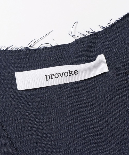 PROVOKE (プロヴォーク)の「PROVOKE/プロヴォーク student long vest ロングベスト 秋服 冬服(ベスト・レディース・ベージュ/グレー・FREE)」の4枚目の写真