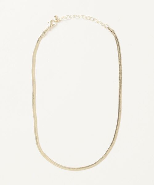 SILVER BULLET(シルバーバレット)の「『SBLT』ユニセックス スネークチェーン チョーカー ネックレス(チョーカー・レディース・シルバー/ゴールド・FREE)」の6枚目の写真