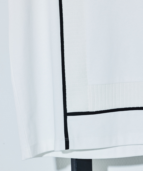 5351 POUR LES HOMMES（ゴーサンゴーイチプールオム）の「【定番/人気】カラーブロック 半袖 Tシャツ（Tシャツ/カットソー・メンズ・ブラック/ホワイト・48/46/44/50）」の7枚目の写真