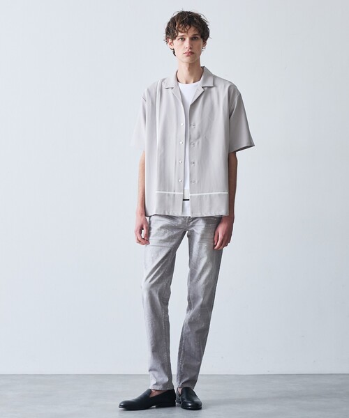 5351 POUR LES HOMMES(ゴーサンゴーイチプールオム)の「【定番/人気】カラーブロック 半袖 Tシャツ(Tシャツ/カットソー・メンズ・ブラック/ホワイト・48/46/44/50)」の12枚目の写真