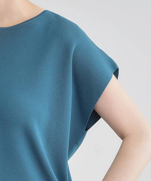 grove（グローブ）の「【嬉しい機能付き】やわらかドライタッチフレンチスリーブニット（ニット/セーター・レディース・ベージュ/オレンジ/ブラック/ブルーグリーン/オフホワイト/ホワイト系5・02/03/01/04/05）」の22枚目の写真