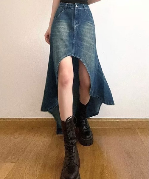 フィッシュテールへプラムスカート フィッシュテールへプラムスカート