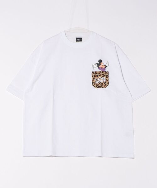 LOVE BOAT(ラブ・ボート)の「Disney×LOVEBOAT Tシャツ(Tシャツ/カットソー・レディース・ブラック/ブラック系その他2/ホワイト系その他2/ブラック系その他/ホワイト/ホワイト系その他・S/M/L)」の1枚目の写真
