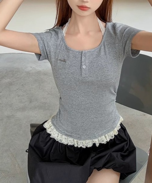 専用♡E69.美品◆レオナール【カンカン素材/トリム◆カットソー】M ハイネック 専用♡E69.美品◇レオナール【カンカン素材/トリム◇カットソー