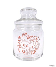 TOM&JERRY（トムアンドジェリー）の「【公式】トムとジェリー　とむとじぇりーごっこ　ガラスキャニスター（キッチンツール）」