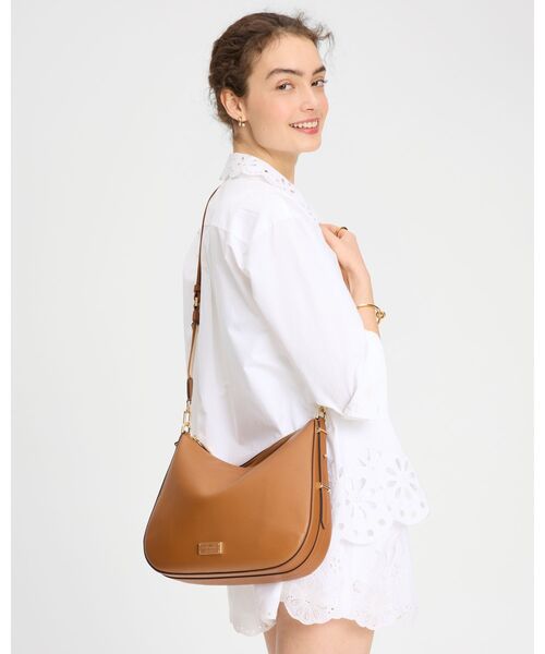 リブ ラージ ホーボー バッグ（ショルダーバッグ）｜kate spade
