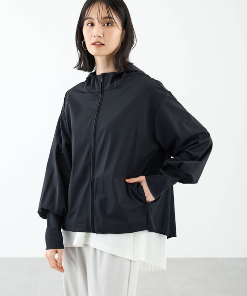 パーカー メッシュ切替えラッシュパーカー「接触冷感・UVカット・撥水」 レディース 2025春夏【接触冷感・UVカット・はっ水加工】メッシュ切替え