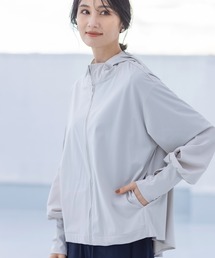 2025春夏【接触冷感・UVカット・はっ水加工】メッシュ切替えラッシュパーカー