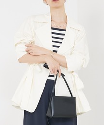 qualite | 【撥水/接触冷感】ボックスタックダブルジャケット(トレンチコート)