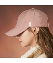 VARZAR（バザール）の「シルバースタッドオーバーフィットボールキャップ Silver stud over fit ball cap black（キャップ）」