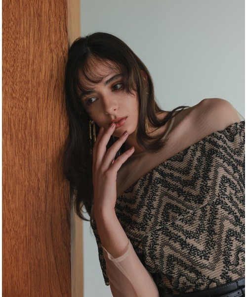 Callarus（カラルス）の「カットブローシェレースデザインワンピースドレス〔Callarus〕（ドレス・レディース・グレー/ベージュ/ブルーグレー・M/LL/L）」の18枚目の写真