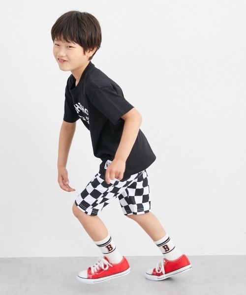 2点セット（プリントTシャツ＋ハーフパンツ）（男の子・女の子
