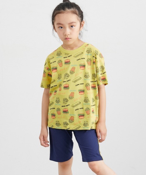 2点セット（プリントTシャツ＋ハーフパンツ）（男の子・女の子