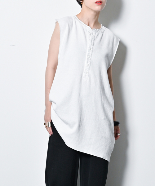 HENRY NECK THERMAL TOP：カットソー（Tシャツ/カットソー