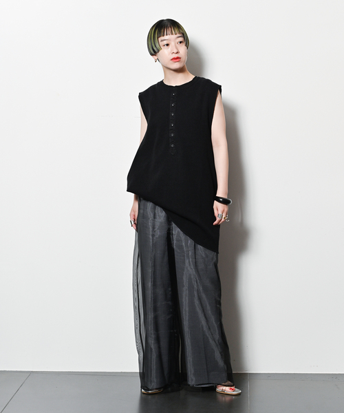 HENRY NECK THERMAL TOP：カットソー（Tシャツ/カットソー