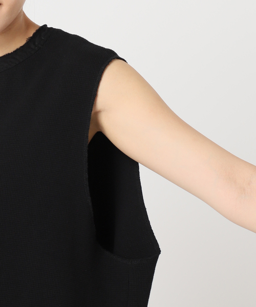 CITYSHOP（シティーショップ）の「HENRY NECK THERMAL TOP：カットソー（Tシャツ/カットソー・レディース・ブラック/ホワイト・FREE）」の17枚目の写真