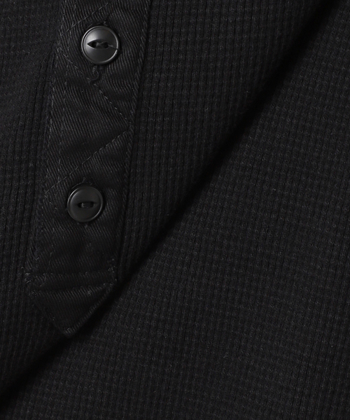 CITYSHOP（シティーショップ）の「HENRY NECK THERMAL TOP：カットソー（Tシャツ/カットソー・レディース・ブラック/ホワイト・FREE）」の19枚目の写真