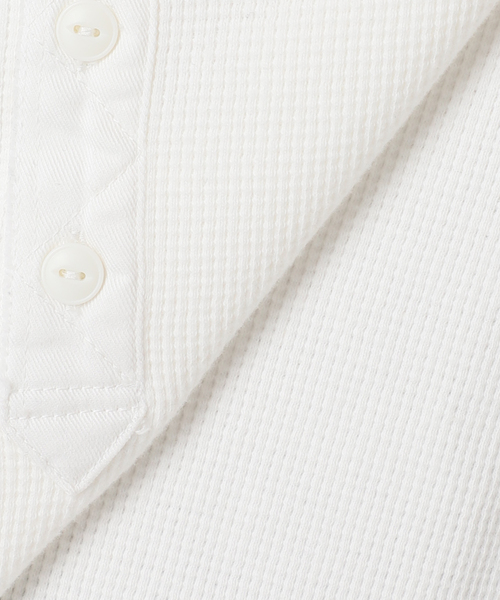 CITYSHOP（シティーショップ）の「HENRY NECK THERMAL TOP：カットソー（Tシャツ/カットソー・レディース・ブラック/ホワイト・FREE）」の21枚目の写真