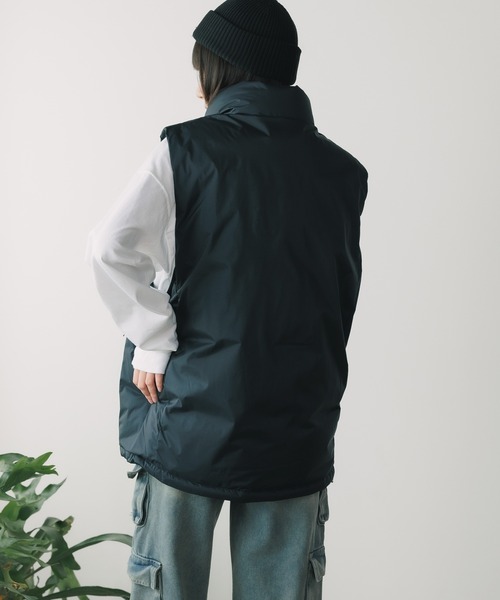 NANGA(ナンガ)の「NANGA/ナンガ AURORA TEX STAND COLLAR DOWN VEST ダウンベスト(ダウンベスト・メンズ・ブラック・XL/M)」の5枚目の写真