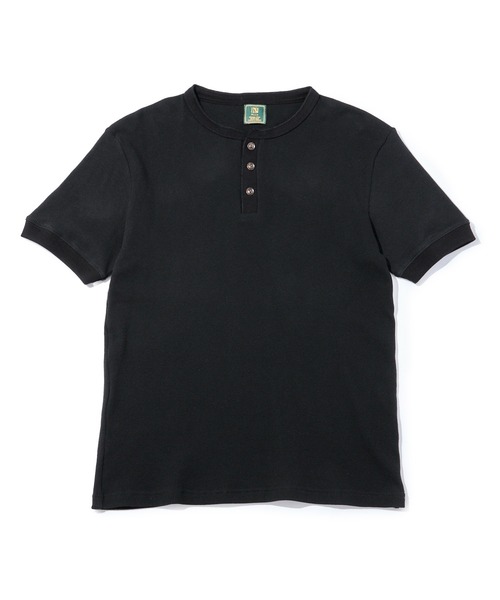 ヘンリーネックワッフルTシャツ（Tシャツ/カットソー）｜Noen