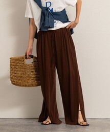 NOLLEY’S | 【MAQWEL/マクウェル】ソフトタッチスラブスリットパンツ(その他パンツ)