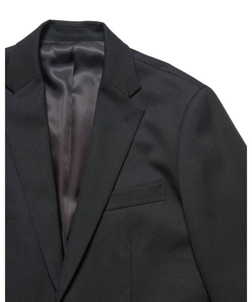 SOPHNET.（ソフネット）の「FLANNEL WOOL STANDARD 2BUTTON JACKET（テーラードジャケット・メンズ・チャコールグレー/ブラック・2/3/5/1/4）」の8枚目の写真