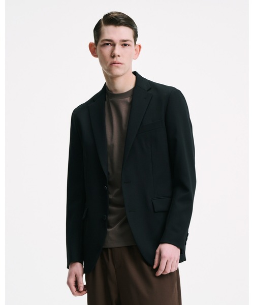 SOPHNET.（ソフネット）の「FLANNEL WOOL STANDARD 2BUTTON JACKET（テーラードジャケット・メンズ・チャコールグレー/ブラック・2/3/5/1/4）」の4枚目の写真