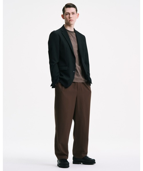 SOPHNET.（ソフネット）の「FLANNEL WOOL STANDARD 2BUTTON JACKET（テーラードジャケット・メンズ・チャコールグレー/ブラック・2/3/5/1/4）」の3枚目の写真