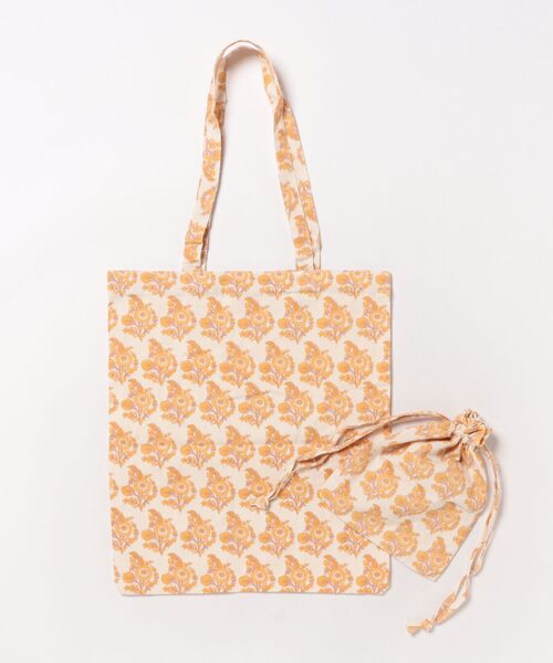 M.deux（エムドゥ）の「インドプリントトート（トートバッグ・レディース・ピンク/イエロー・FREE）」の8枚目の写真