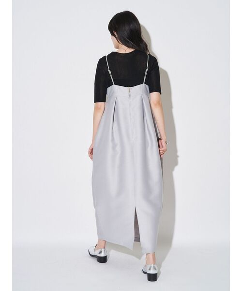 ELENDEEK（エレンディーク）の「ラウンドキャミワンピース（ワンピース・レディース・ライトグレー/ブラック・01/02）」の9枚目の写真