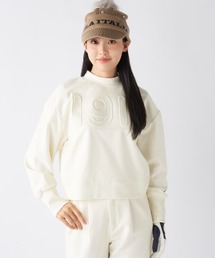 裏起毛ショート丈プルオーバー