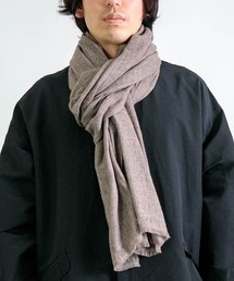 [KHATA] CASHMERE MIX STOLE / カシミアウールストール