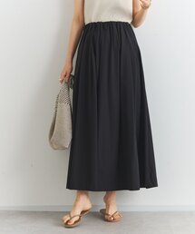 un dix cors | 《夏に快適・セットアップ対応◎》撥水加工・接触冷感タックギャザーフレアスカート(スカート)