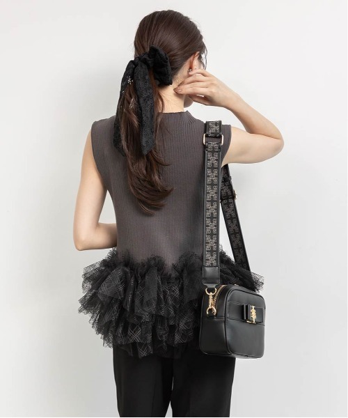 チュールフリルニットトップス（ニット/セーター）｜RANDA（ランダ）の