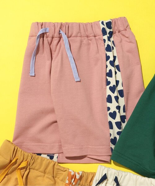 BREEZE（ブリーズ）の「サイド総柄切替カットソーパンツ（その他パンツ・キッズ・ブラック/オフホワイト/グリーン/ピンク/イエロー・80/90/100/110/120/130/140）」の7枚目の写真