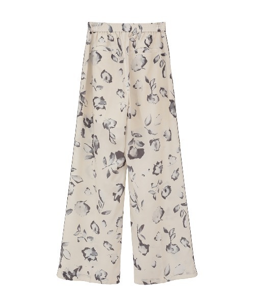 MANOF(マノフ)の「BLURRED FLOWER WIDE PANTS(その他パンツ・レディース・アイボリー/ブラック・S/M)」の19枚目の写真