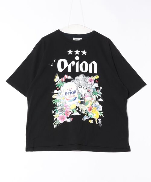 152722：orion×ScoLar トロピカル柄Tシャツ（Tシャツ/カットソー