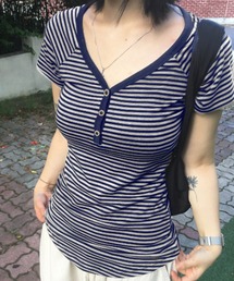 Tシャツ/カットソー（Vネック）ファッション通販 - ZOZOTOWN
