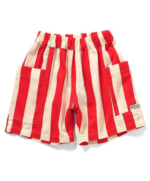 プリーツプリーズ　赤　ハーフパンツ PLEATS PLEASE ISSEY MIYAKE（パンツ ・ レッド/赤色系）のフリマ