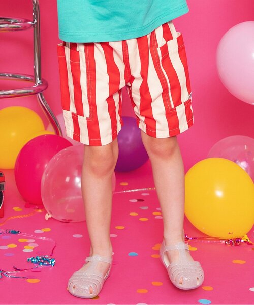 BREEZE(ブリーズ)の「【ジュニア対応】サイドポケットハーフパンツ(その他パンツ・キッズ・レインボー/ラベンダー/ライム/ベージュ/インディゴブルー/レッド/アイボリー/グリーン/ブラック/ミント・150/130/140/120/100/90/80/110)」の11枚目の写真