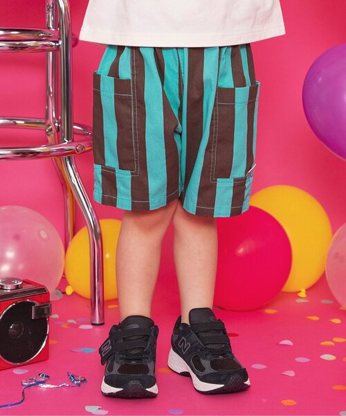 BREEZE(ブリーズ)の「【ジュニア対応】サイドポケットハーフパンツ(その他パンツ・キッズ・レインボー/ラベンダー/ライム/ベージュ/インディゴブルー/レッド/アイボリー/グリーン/ブラック/ミント・150/130/140/120/100/90/80/110)」の12枚目の写真