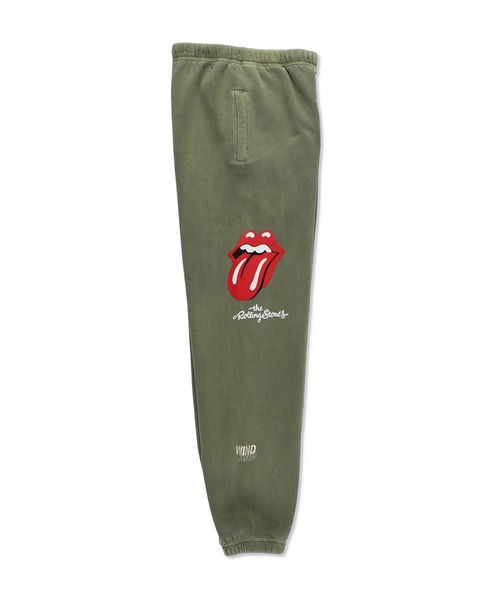 WIND AND SEA(ウィンダンシー)の「The Rolling Stones x RWC x WDS Camper Pant(スウェットパンツ・メンズ・ブラック/オリーブ・S)」の4枚目の写真