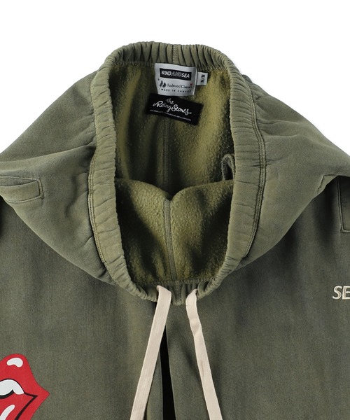 WIND AND SEA(ウィンダンシー)の「The Rolling Stones x RWC x WDS Camper Pant(スウェットパンツ・メンズ・ブラック/オリーブ・S)」の6枚目の写真